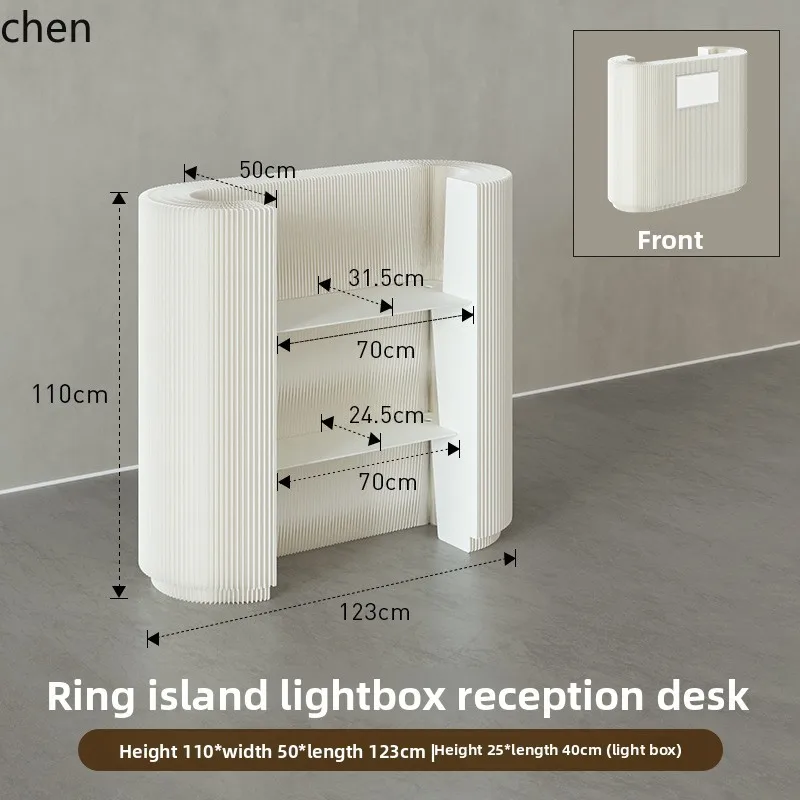 YFY Commercial Cash Register Office Reception Bar Counter Consultation Guidance Service Cabinet