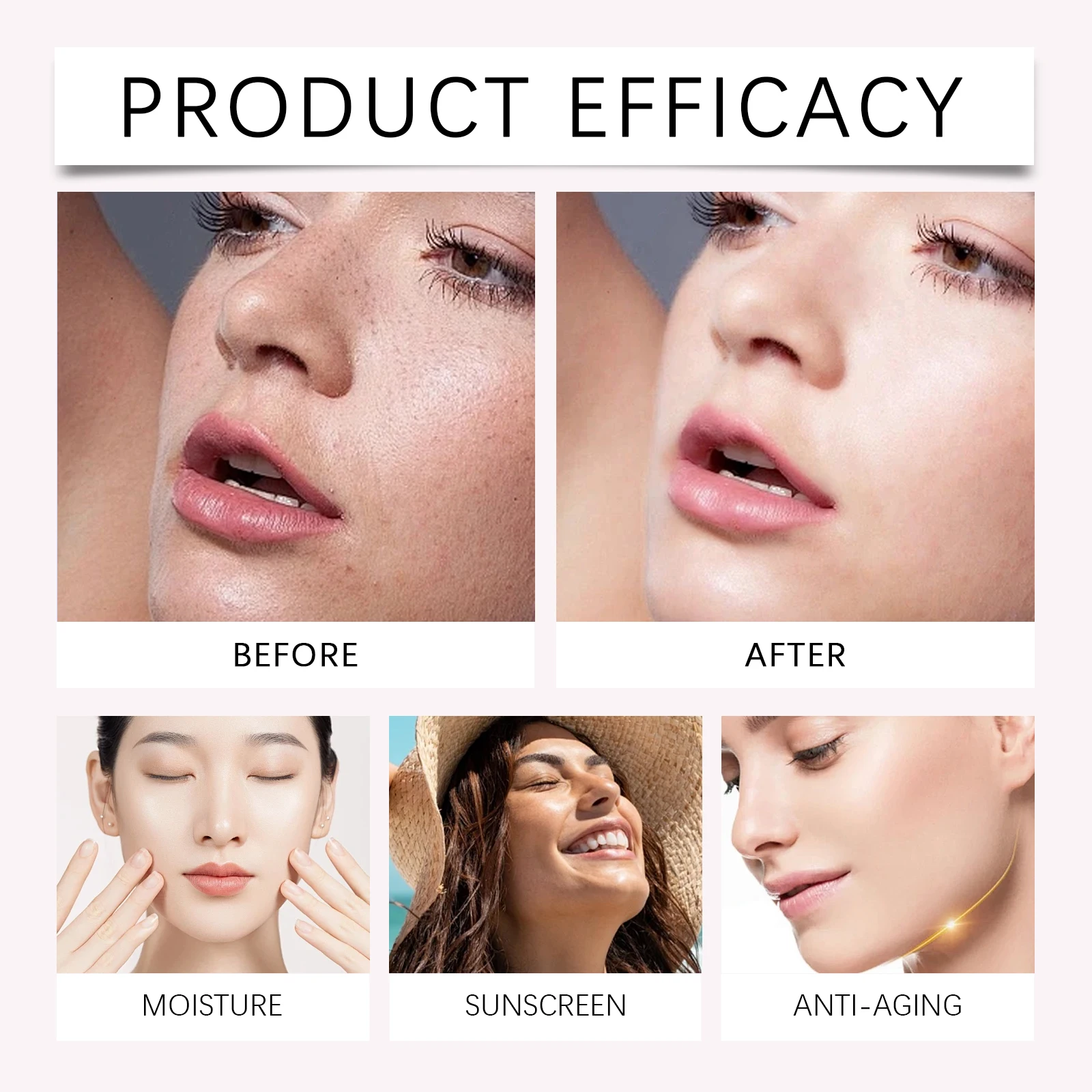 HOYGI SPF 50 Setting Spray Lasting Moisturizing Oil Control Fast Absorbing Natural Non Greasy UV Protection Fixer Makeup Spray
