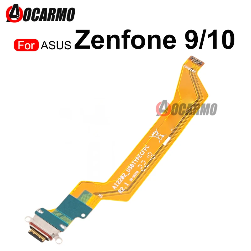 1Pcs For ASUS Zenfone 9 10 Charging Port Charger Dock Flex Cable Replacement Parts