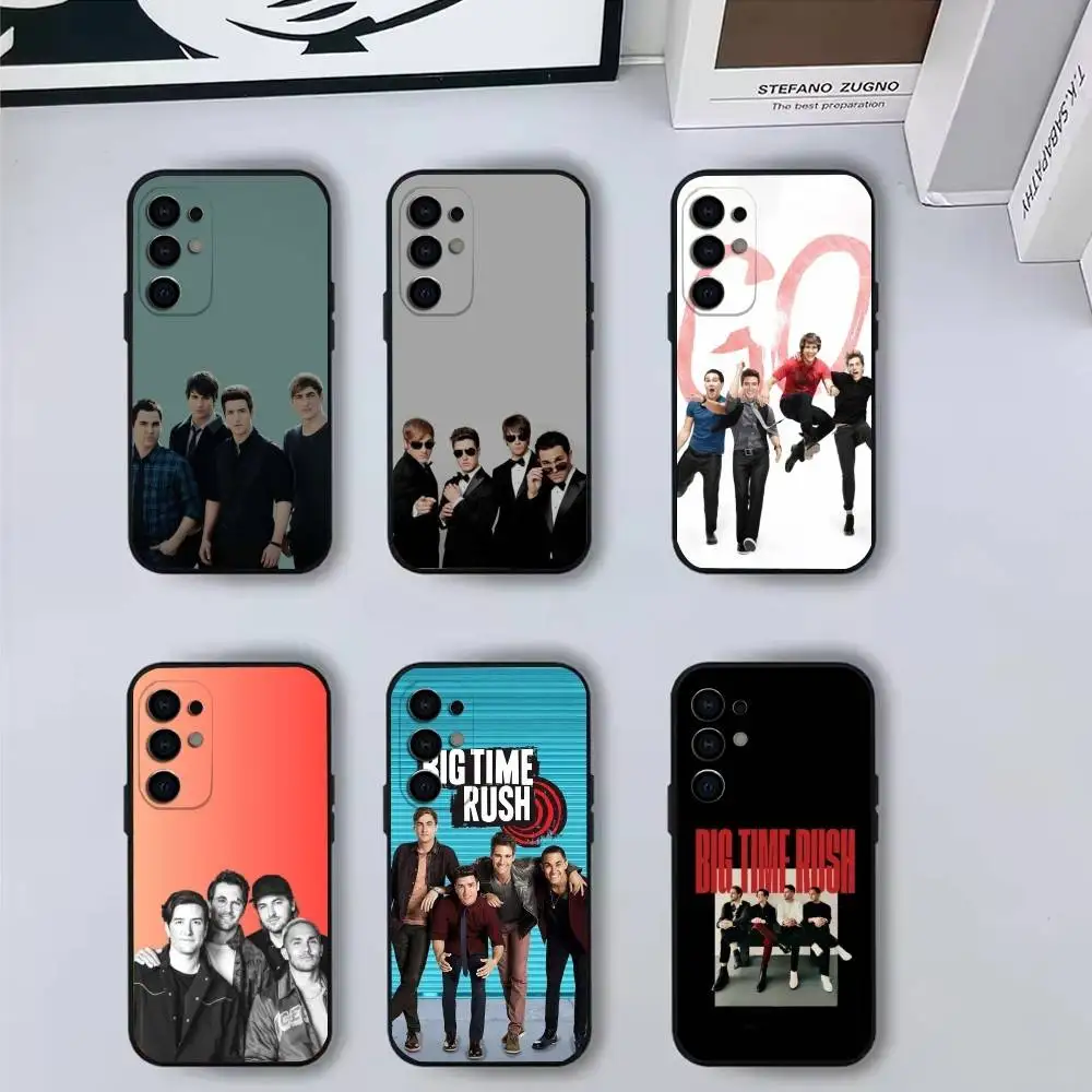 

C-Combination B-Big T-Time R-Rush Band Phone Case Black Silicone Soft For Samsung S25,S24,S21,S22,S23,S30,Ultra,S20,Plus,Fe,Lite