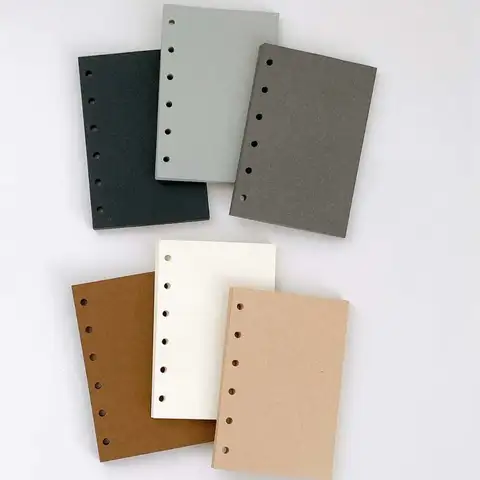 50Sheets A7 Loose-Leaf Notebook Refill Paper Index Inside Page Cards Separator Page Paper Inner Refill Binder Paper Pages