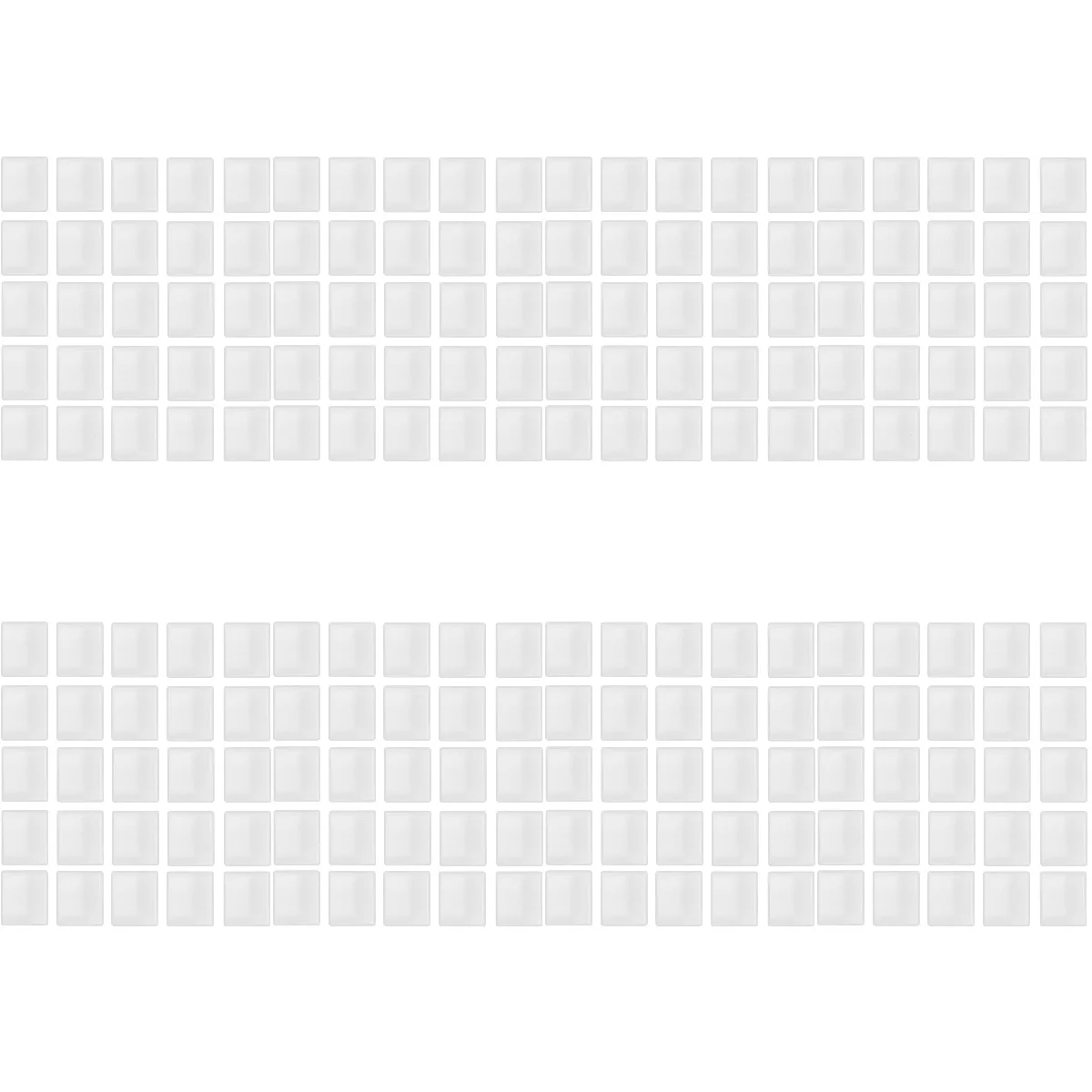 

8pcs Pans Watercolor Half Paint Palette Portable White Painting Supply Tray Small Empty