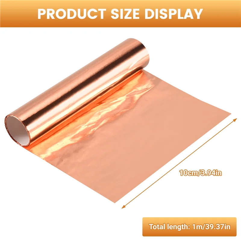 AC88-Copper Sheet Roll, Metal Foil Plate 1000Mm X 100Mm