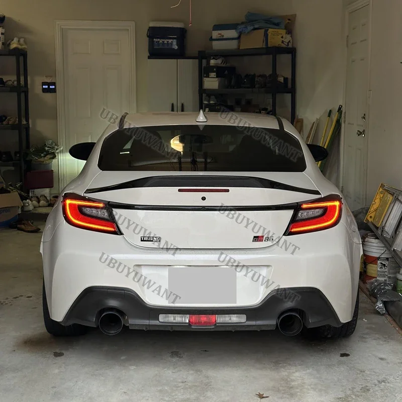For TOYOTA ZA86 GR86 for Subaru BRZ 2021 2022 Car Styling High Quality ABS Plastic Unpainted Color Rear Spoiler Trunk Lip Wing