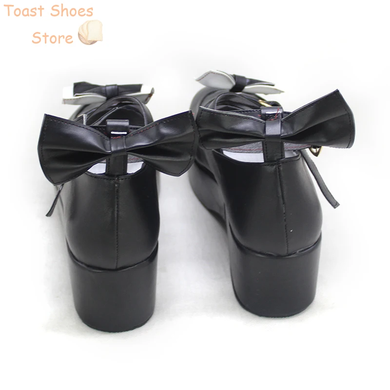 Chaussures de Cosplay en Cuir PU, Bottes de Carnaval d'Halloween, Accessoire de Costume