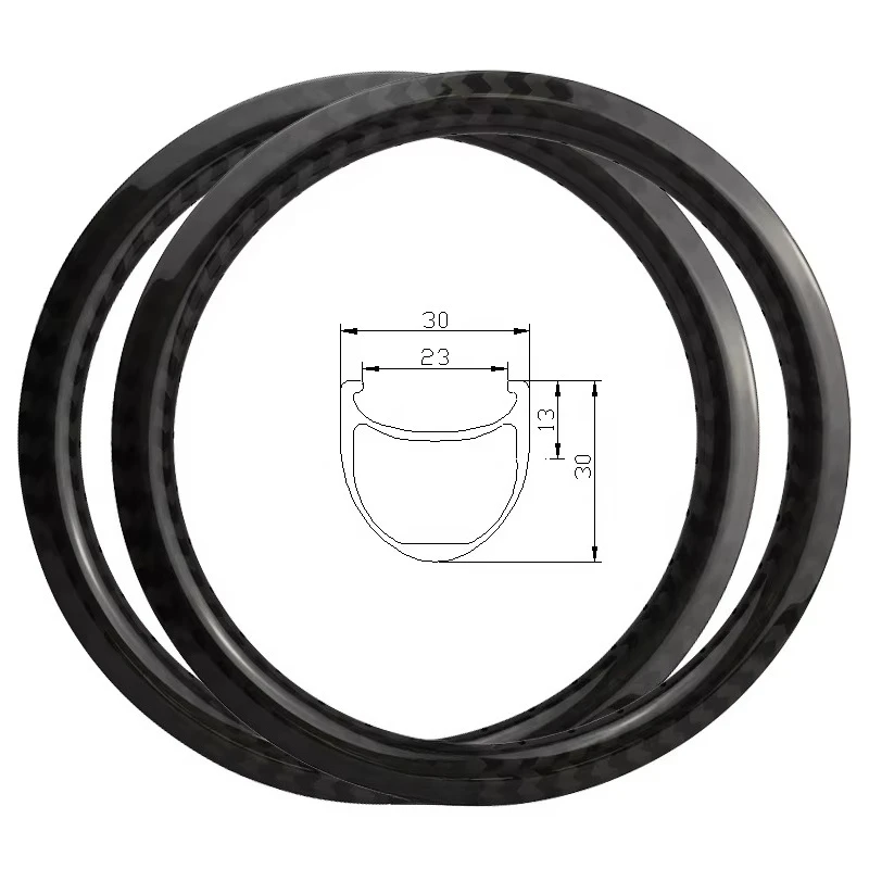 

20" Carbon Wheels Rims 12k Twill Surface Glossy Finishing Carbon Bicycle Wheels 20 Inch 30mm Clincher Carbon Bmx Wheels 20 Inch