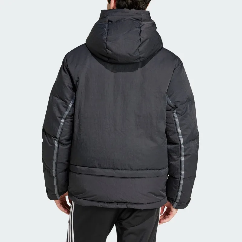 Adidas New Men's Warm Sports and Leisure Hooded Down Jacket JM4609