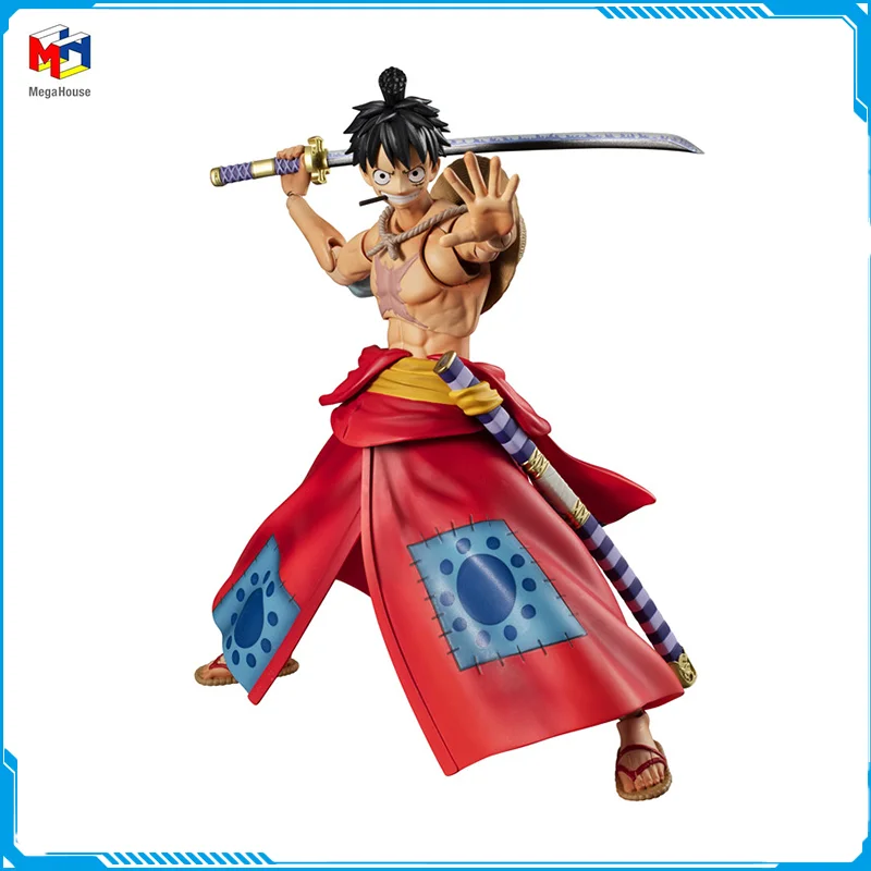 

In Stock Megahouse VA Heroes ONE PIECE Monkey D. Luffy New Original Anime Figure Model Toy for Boy Action Figures Collection PVC