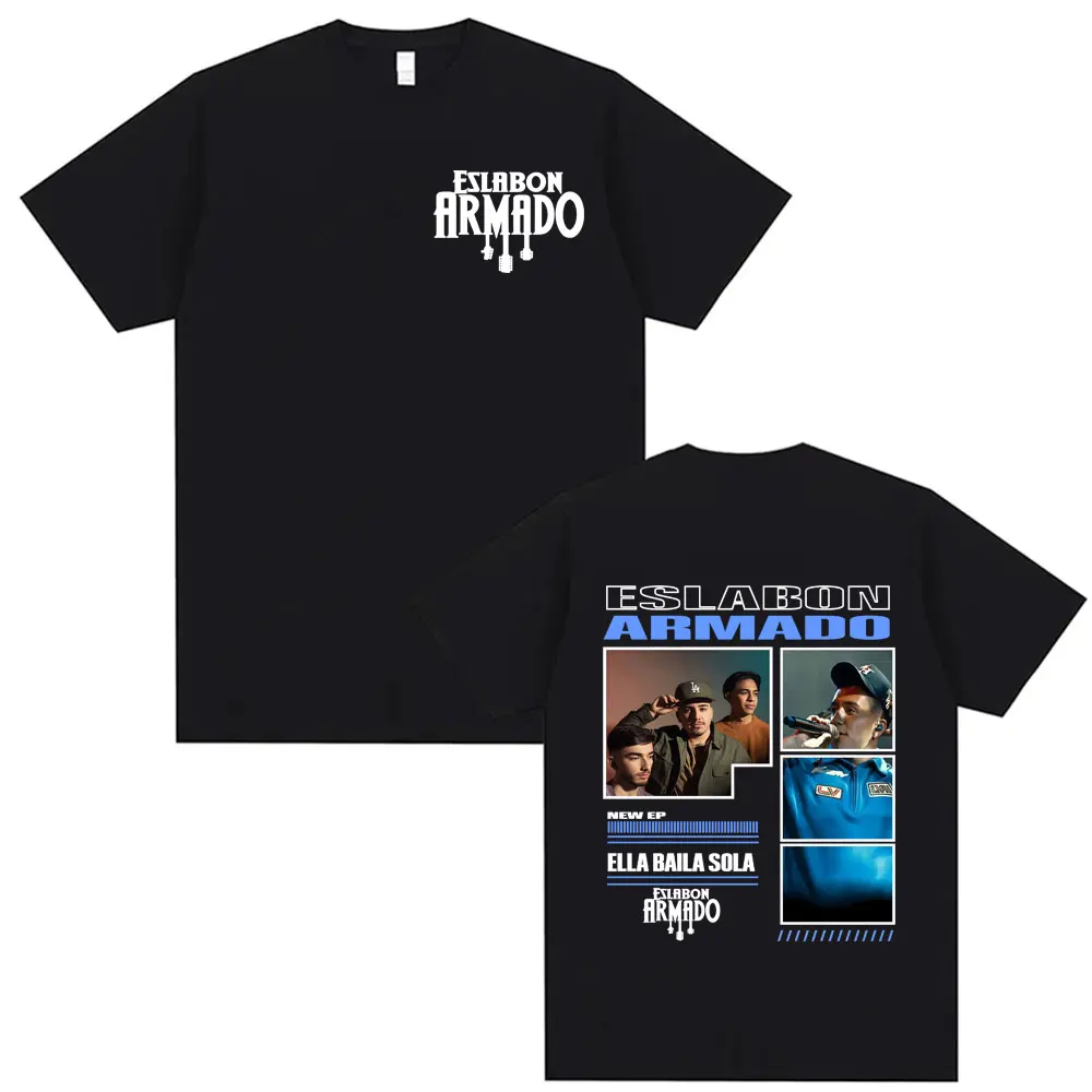 

Rock Band Eslabon Armado Tour 2025 Printed T-shirts Men's Clothing Summer Comfort T Shirt Harajuku Vintage High Street Tee Shirt
