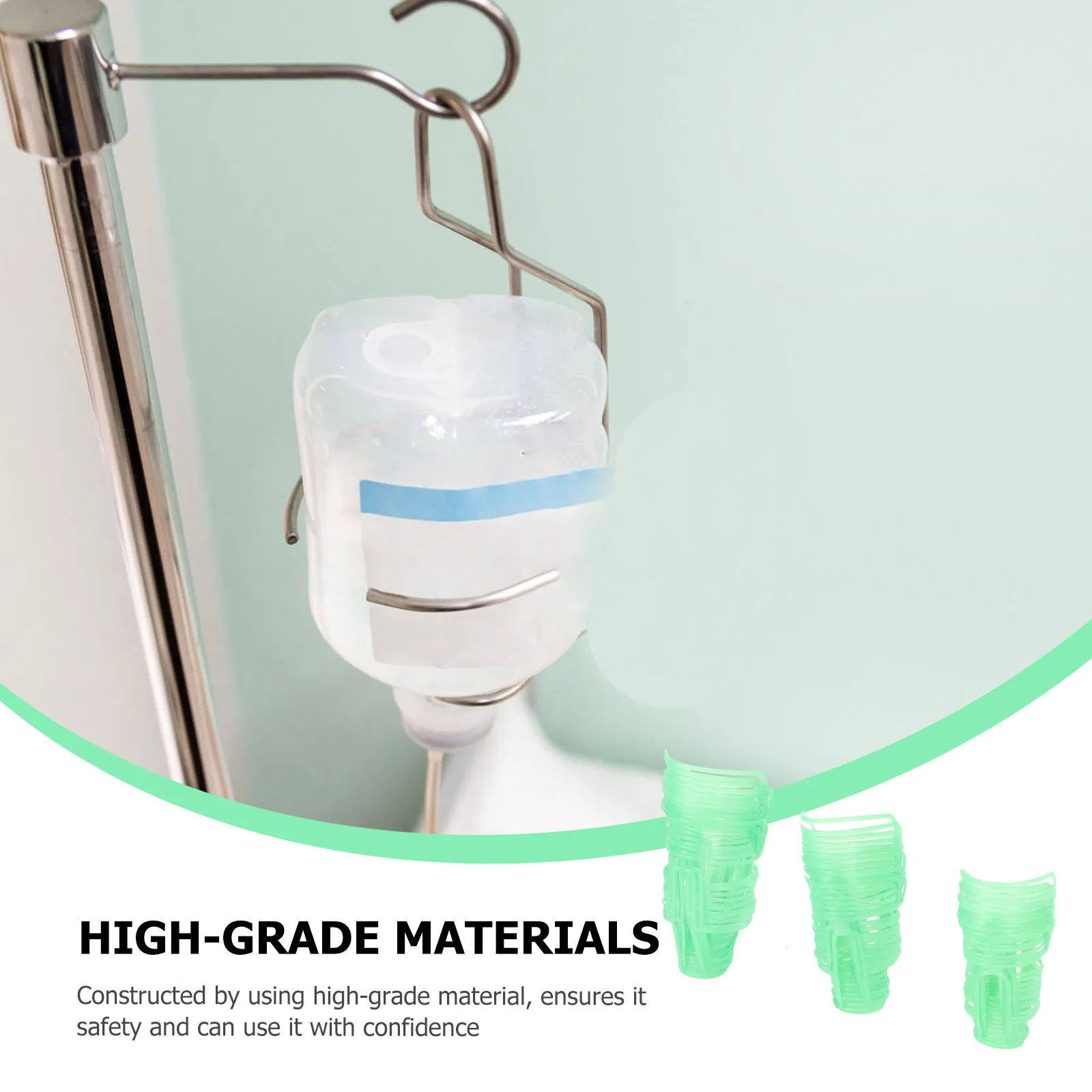 

Набор из 36 высококачественных пластиковых подвесных сеток для инфузионных бутылок, прочные многоразовые держатели для солевых бутылок для медицинского обучения