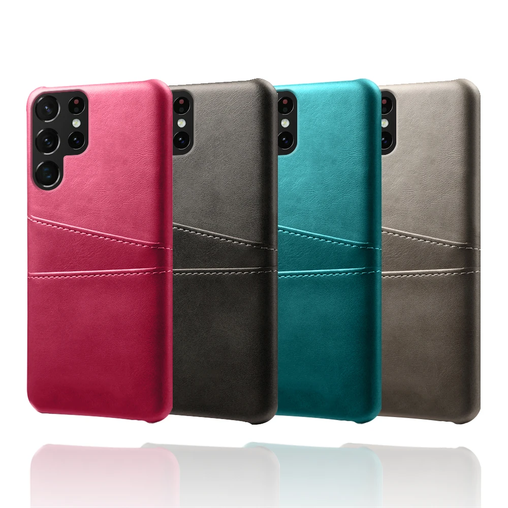 Case For Samsung Galaxy S23 Ultra S22 S21 S20 S10 Plus 5G S9 S8 Wallet Credit Card Holder ID Slot Case Note 20 10 9 Cover Coque