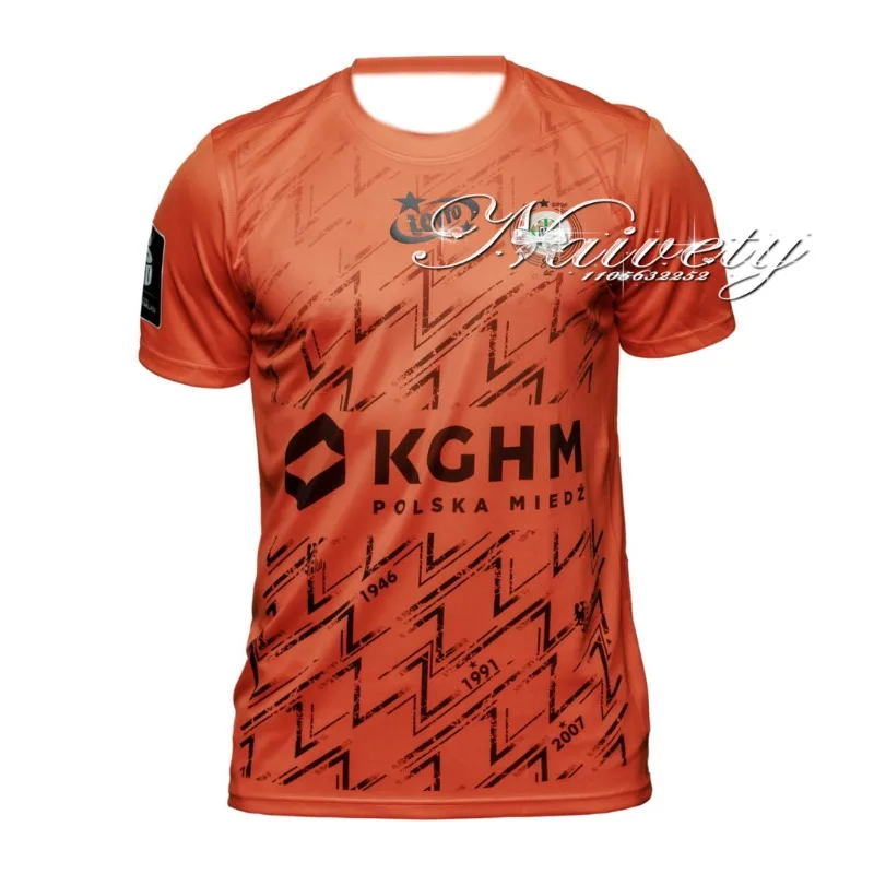 

26/25 New Poland Super Football Men's Poland T-shirt Zagby Rubin Football Boys Team Training Sweat Absorbing Quick Drying Jersey