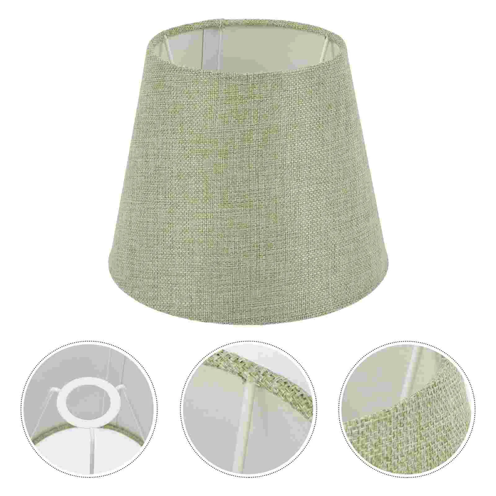 Pattern Green Table Lampshade Fabric of The Lid Shades Light Bulb for Floor Decoration Bulbs
