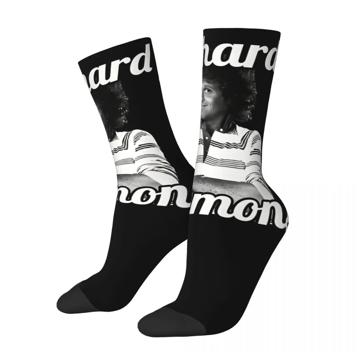 Colorful Men's Women's Richard Simmons 80s Fitness Dress Socks Comedy Gym Accessories Basketball Socks Soft Birthday Present