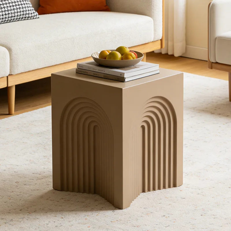 LTT minimalist modeling solid wood wind wooden pile creative side few living room dining room atmosphere pier