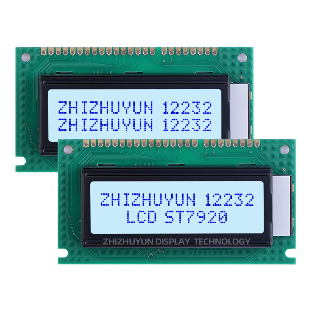 Stabile Waren versorgung lcd12232f lcm lcd Bildschirm blau Membran regler st7920 unterstützt 3,3 V 5V Strom versorgung