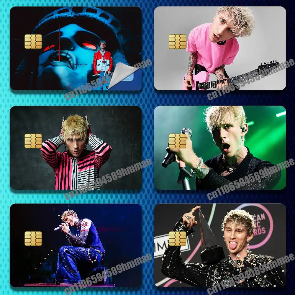 

For M-MGK Lost Americana Sticker Paper Skin ID Bank Credit Film Self-adhesive Card Cover Decoration