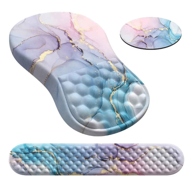 人間工学に基づいたリストレスト 3 個セット マウスパッド 低反発素材 オフィスワーカー、プログラマー、学生のドロップシッピングに最適