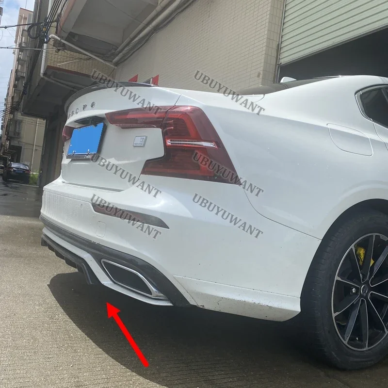 

3 шт., диффузор для заднего бампера Volvo S60 V60 (только в спортивном стиле)