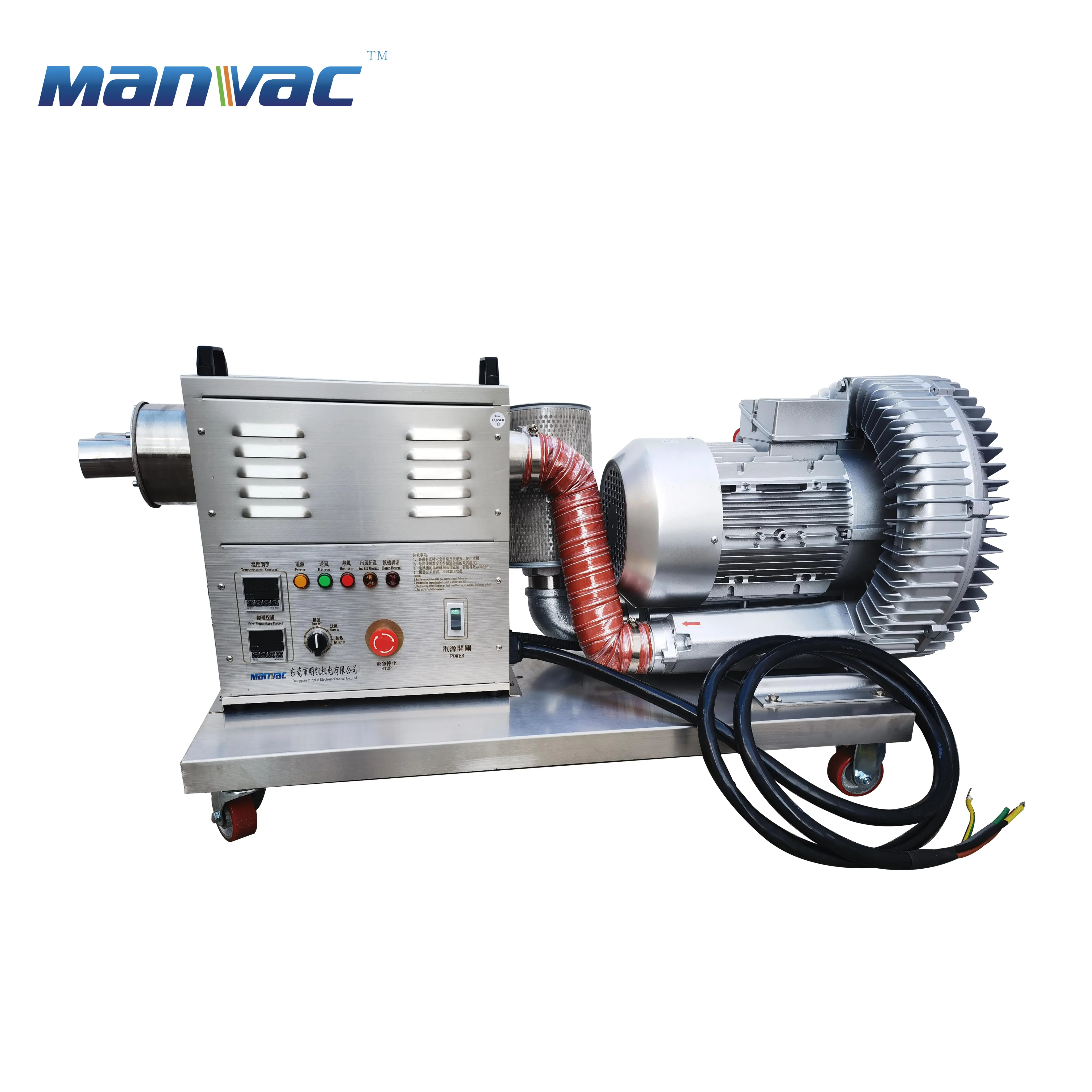 Hot Sale 7.5KW Electric Blower Portable Hot Air Blower Machine High Pressure Blower