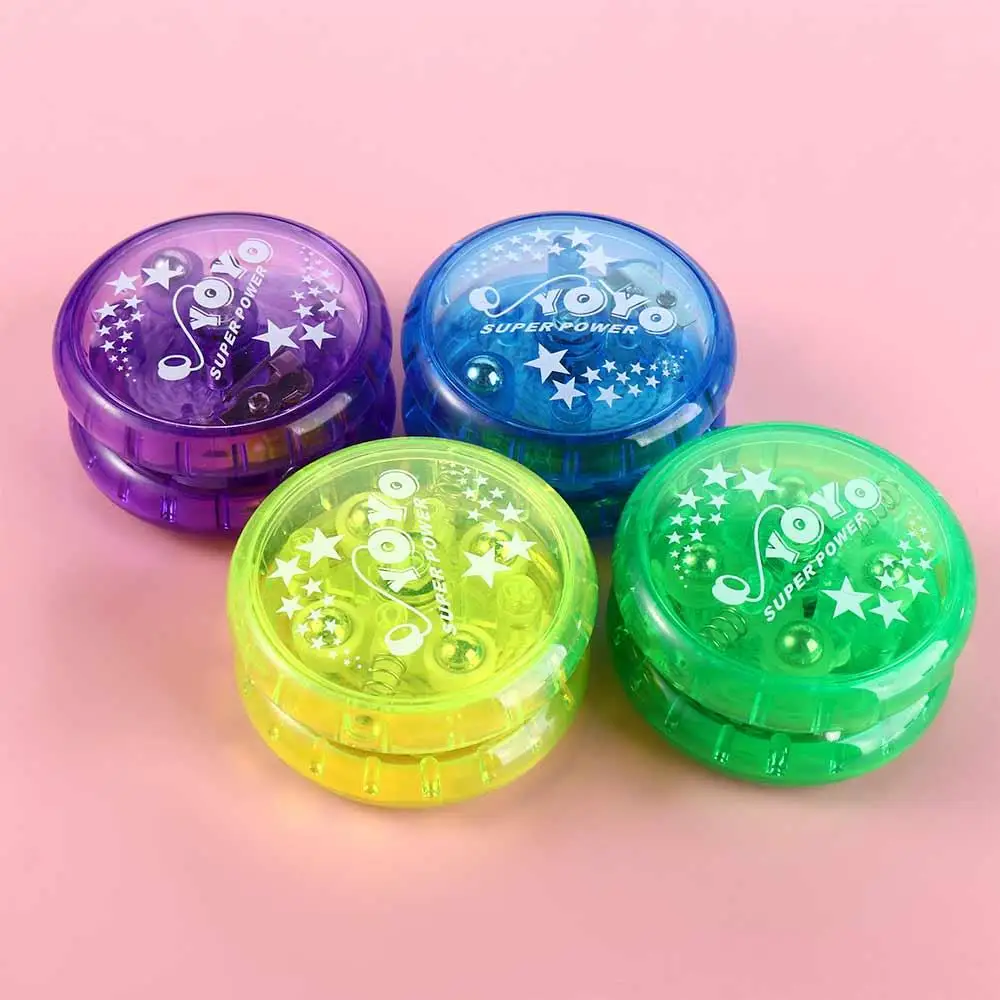 Children Gift High-speed Yoyo Ball LED Light Luminous Flashing YoYo Brain Game Professional YoYo Toy Children Kids