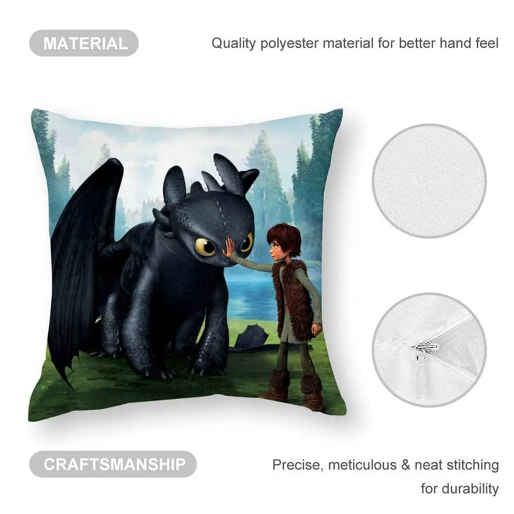 كيفية تدريب كيس وسادة D-Dragon الخاص بك أريكة غرفة المعيشة غرفة نوم على الوجهين الطباعة وسادة مربعة كيس وسادة وقت القيلولة