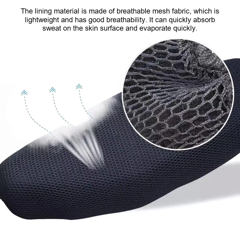 Juste de siège respirante universelle en maille 3D pour moto, coussin de protection de siège, protection solaire d'été, housse de siège coordonnante pour scooter