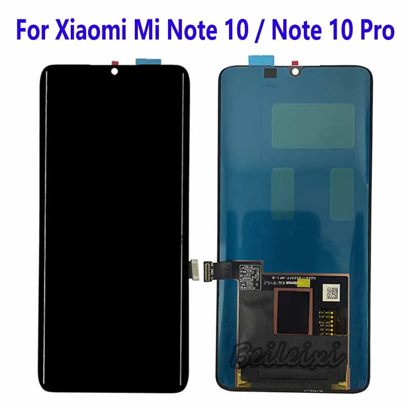 For Xiaomi Mi Note 10 M1910F4G LCD Display Touch Screen Digitizer Assembly For Xiaomi Mi Note 10 Pro M1910F4S