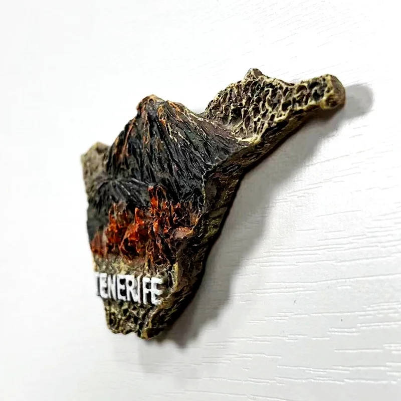 Spanish Teapot Tenerife 3D Map Magnetic Refrigerator Magnet Travel Souvenir 3D Decorative Item