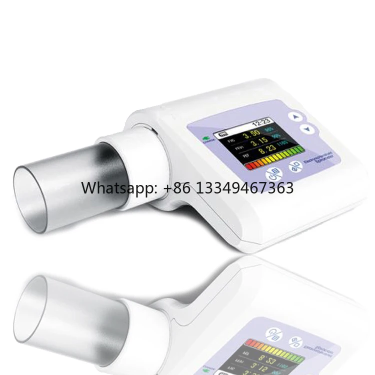 Spirometer Lung Function - Hospital Lung Function Testing Portable LCD