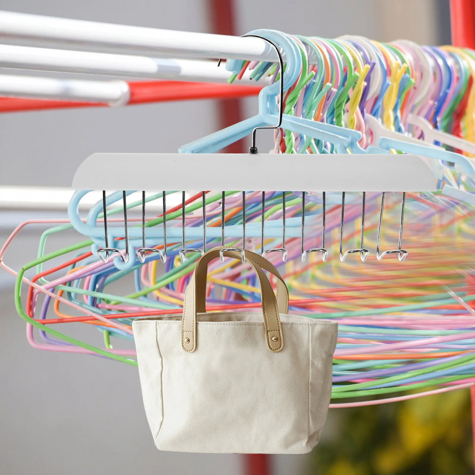 

2Pcs White Hangers Multifunctional Bra Tank Tops Sock Underwear Closet Storage Rack Wardrobe Hanging Closet ganizer Hooks