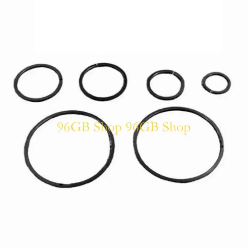 

96GB 6pcs High Wear Resistance Transmission Oil Seal Rings Set For 206 256503 230456
