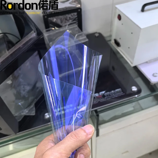 

Фиолетовый свет, ослепительный цвет, боковой задний блок, цвет Ppf, самая популярная оконная пленка-хамелеон, меняющая цвет, для тонировки окон автомобиля