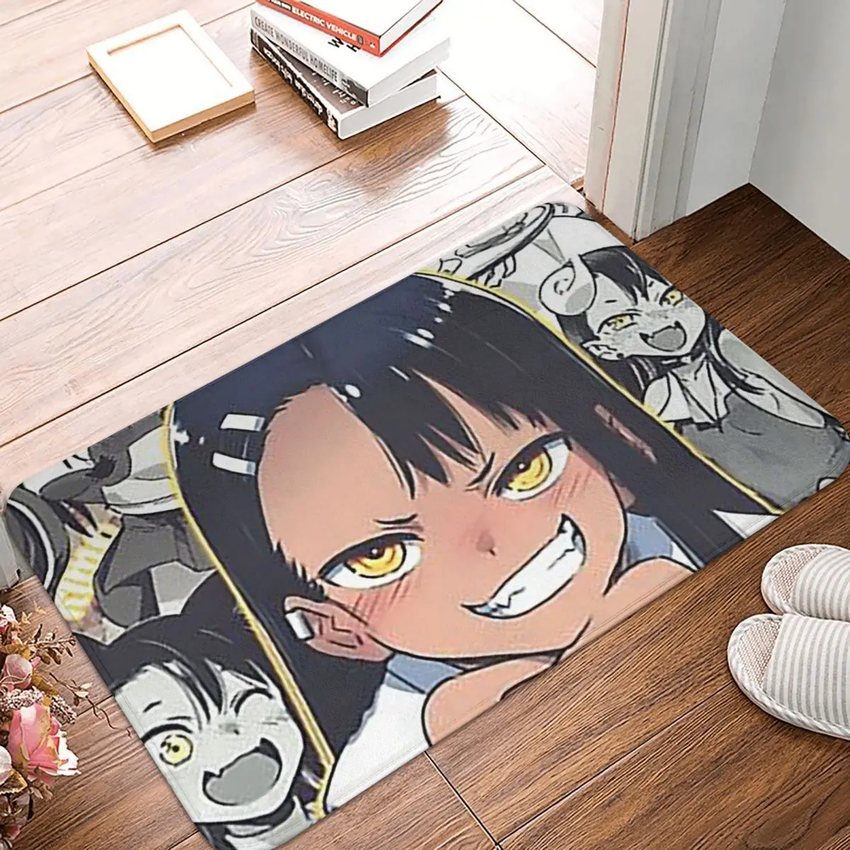 Nagatoro Hayase The Sassy Waifu From Don't Toy With Me, Miss Nagatoro Anti-slip Doormat Floor Mat Carpet Rug Footpad Mats