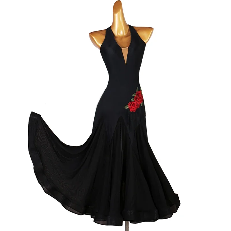 

Ballroom Dresses Competition Women Dance Waltz Suit Jazz Stage Costume Girls High Quality Dancewear Clothes Modern Practice Wear