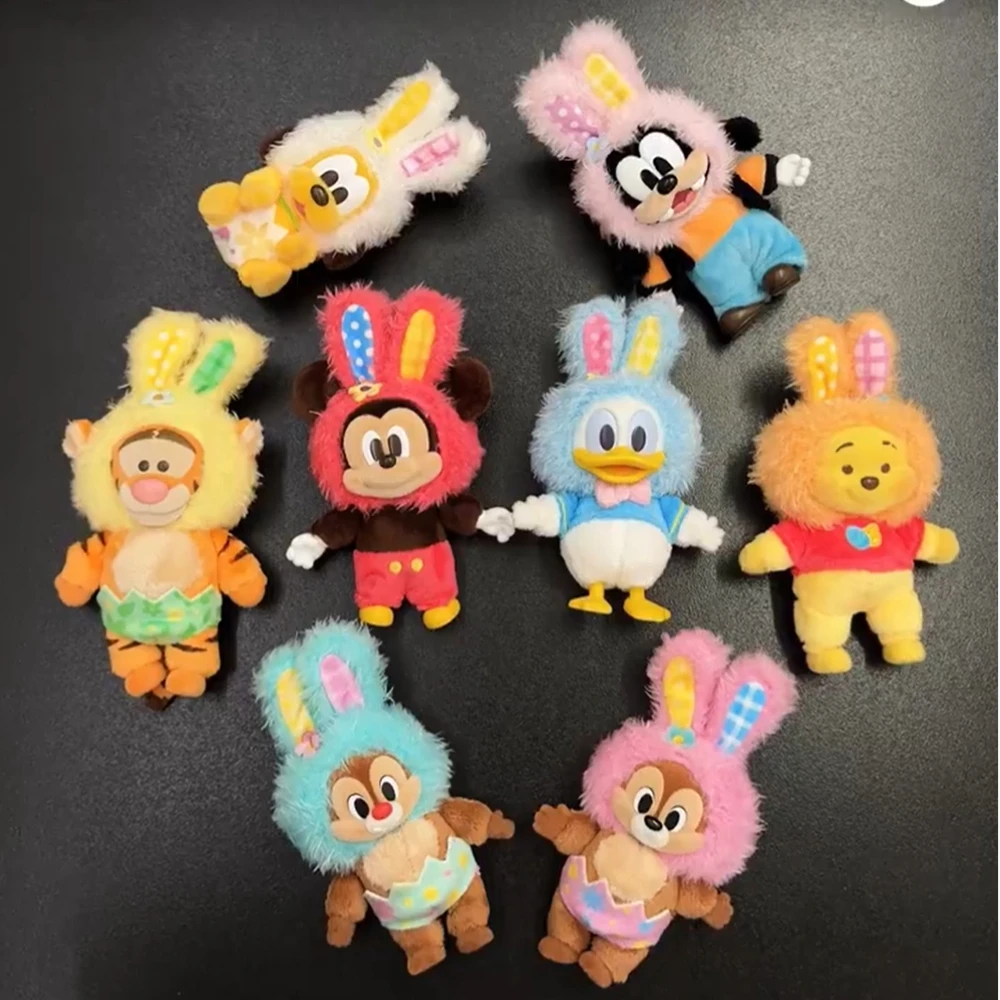 Bolsa Sorpresa de Huevos de Pascua de Disney, Caja Ciega Colgante, Caja Misteriosa Adorable, Muñeca Anime de Escritorio, Figura de Acción Kawaii, Adorno, Llavero