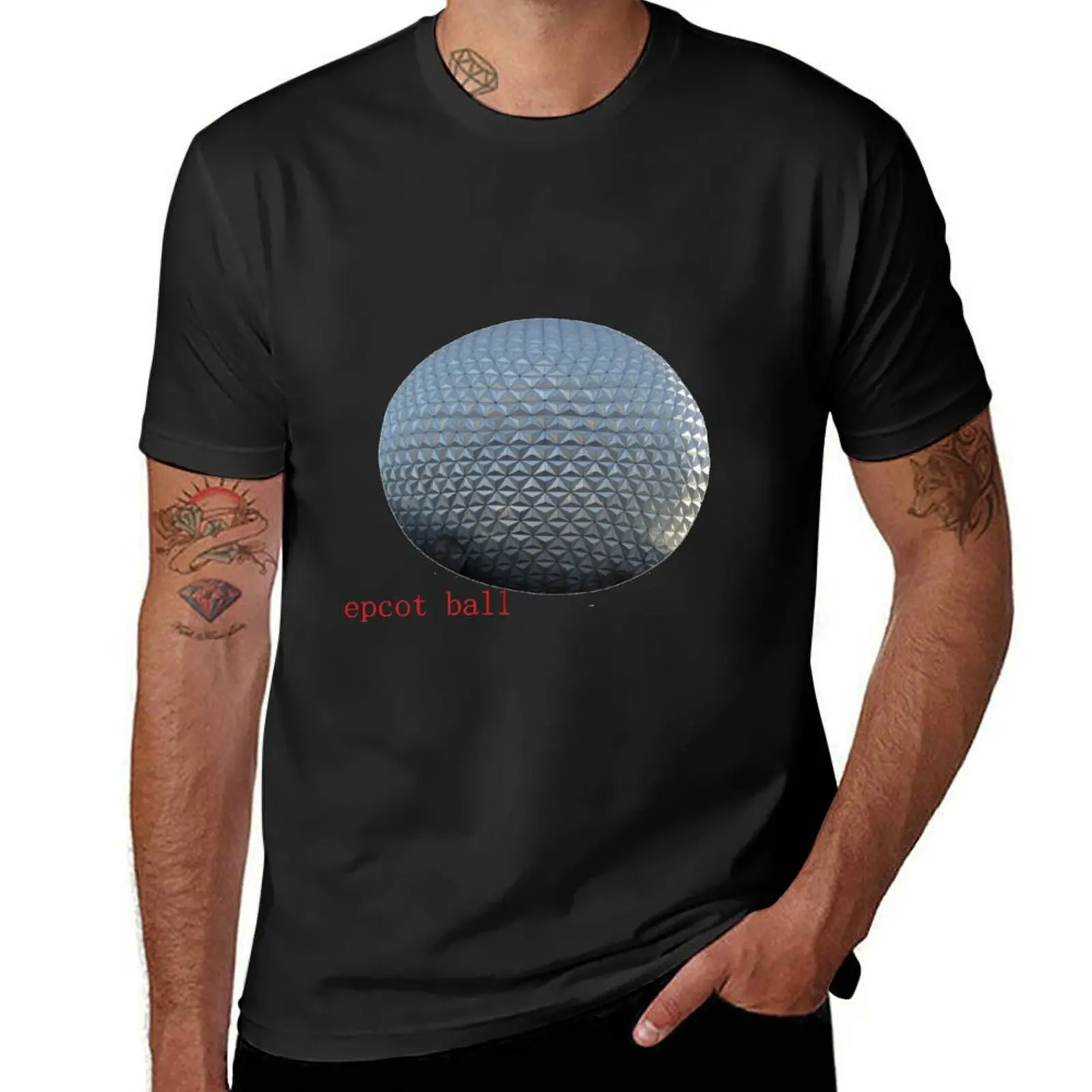 epcot ball T-Shirt oversized tees customizeds heavyweights plain t shirts men