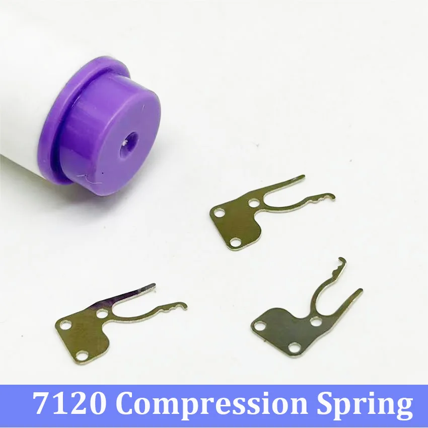 3PCS 7120 Movement Compression Spring Watch Accessories Double Calendar Plate Spring Compatible with Watch Repair Parts