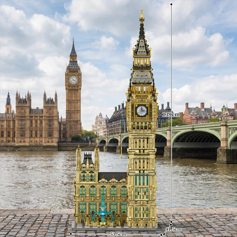 UK Big Ben Medieval Building Blocks Set Reobrix 55012 Landmark