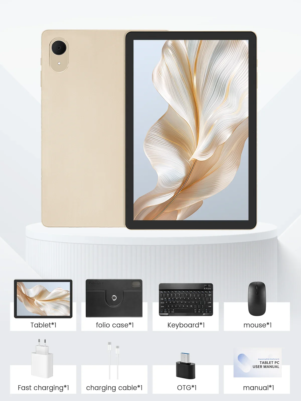 Paitanry 2026 NEW 11 Inch Android 15 Tablet PC 20GB (6+14GB) RAM 128GB ROM Octa Core 6000mAh Google Play GMS WiFi Global Tablet