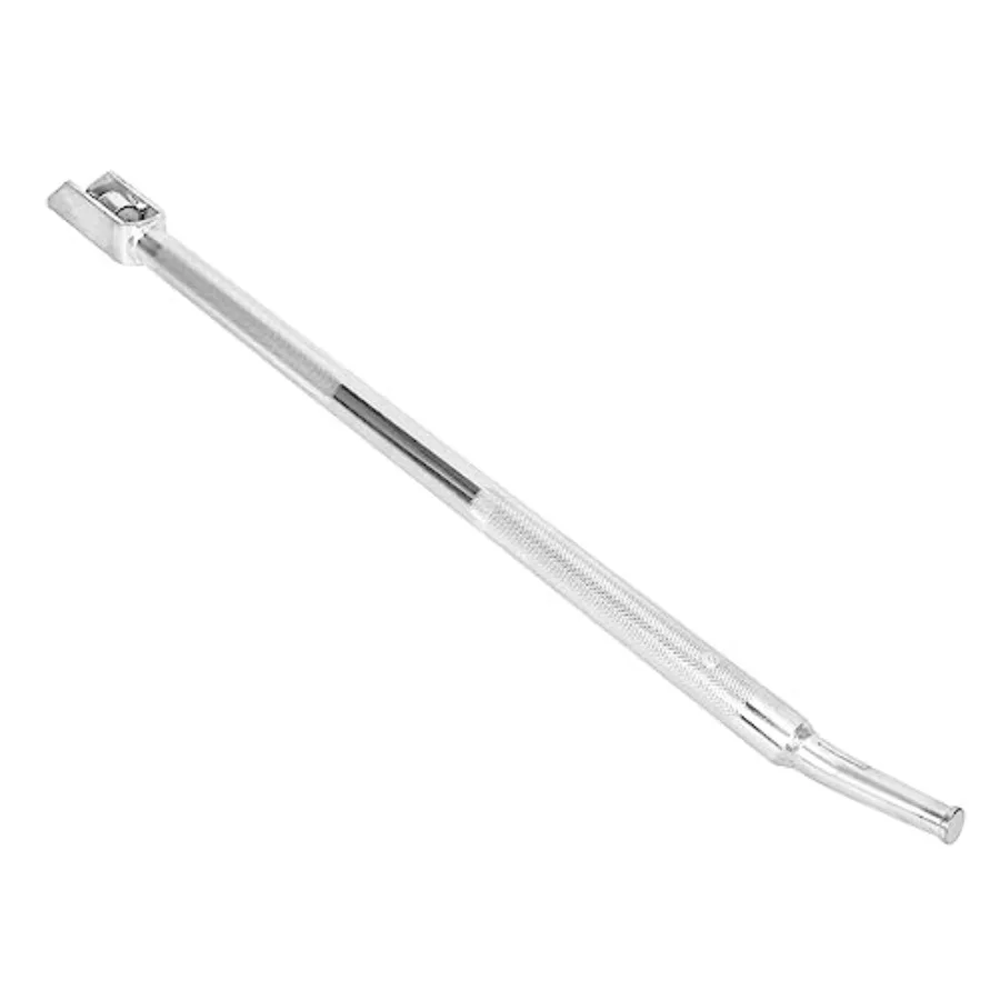 

35" Chrome Combination Winch Bar with Square HeadCarbon-Steel Construction and Non-Slip Handle for Winches on Flatbeds and Truc