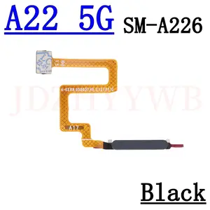 Bilashmart BackShell Fingerprint Menu Recognition Sensor With Volume Button Power Switch On Off Button Flex Cables Samsung A22 5G A225F A226B