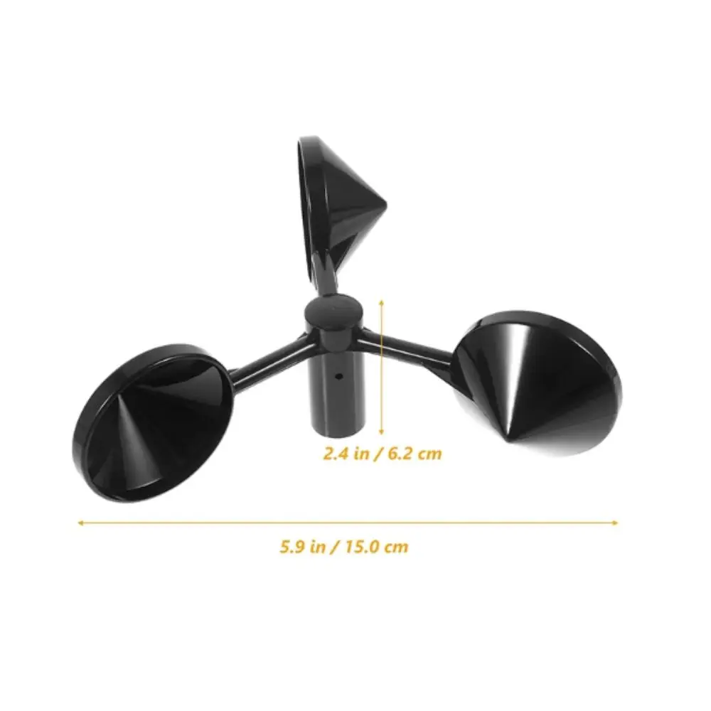 3-Cup Design Anemometer Housing Wind-Speed Monitoring Wind Direction Sensor Wind Part Shell 3-Cup Shell Wind Monitoring