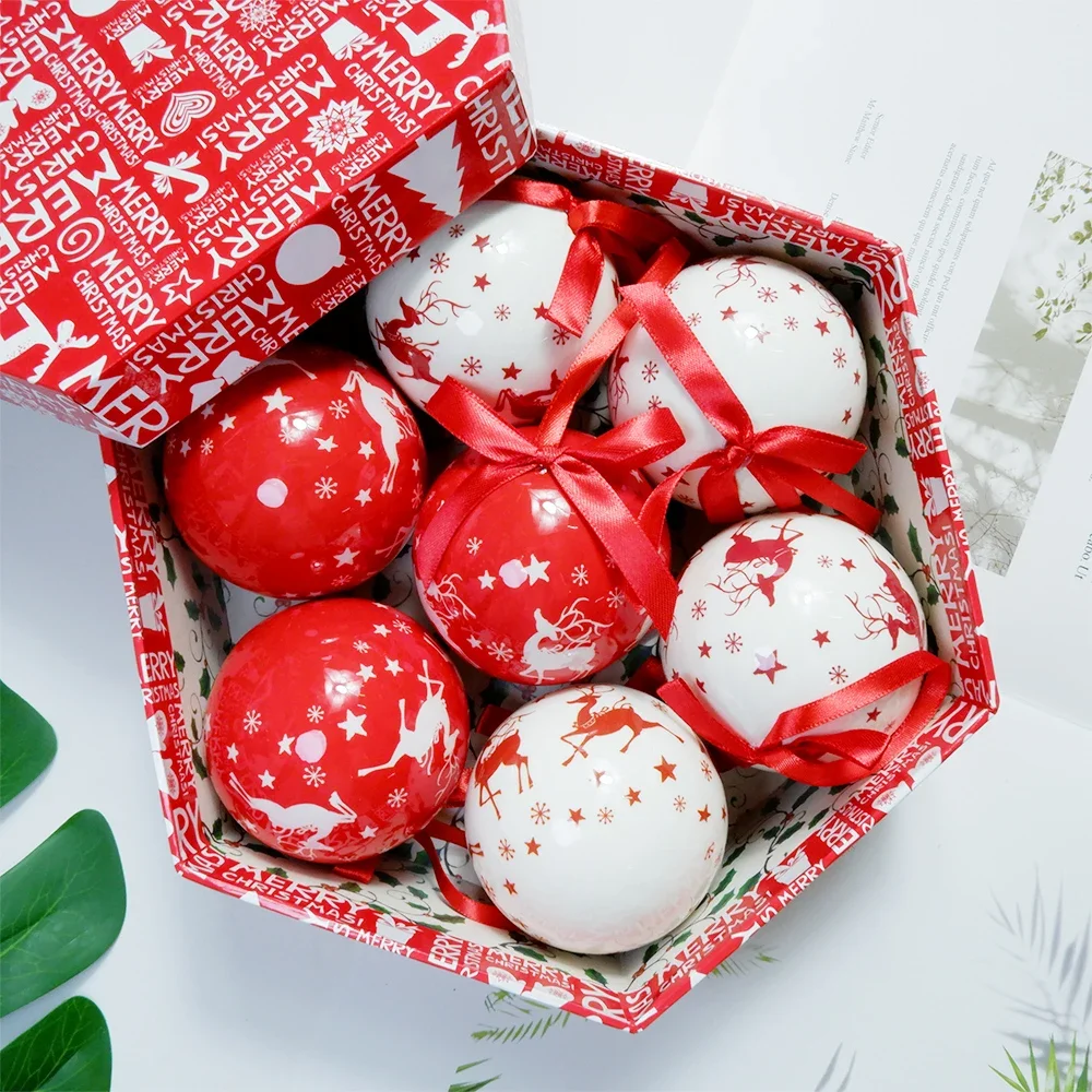 Palline di natale di lusso grandi palle di albero per decorazioni per la casa decorazioni per feste di natale sfere di natale ornamento da appendere