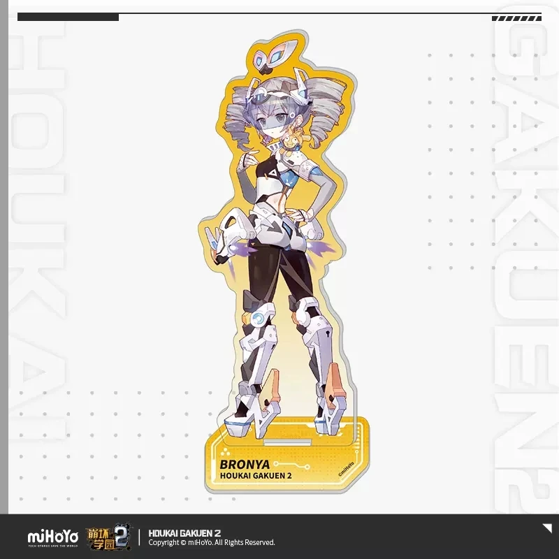 Anime Game HOUKAI GAKUEN 2 COSPLAY Spacesuit Series Character Acrylic Stand-Up Sign  Holiday Decoration Gift