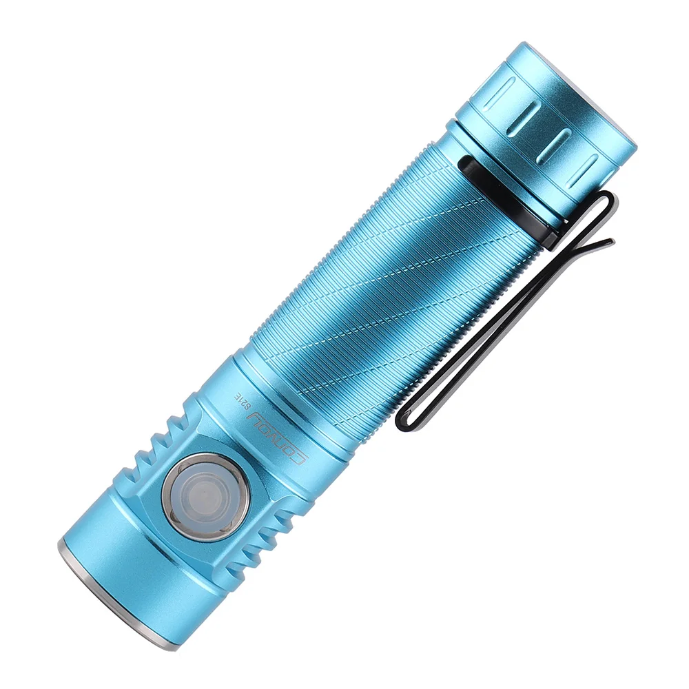 Convoy Cyan S21E Flashlight with 519A Led Linterna 21700 Flash Light B Torch Camping Lamp Work Light Type-c Charging port