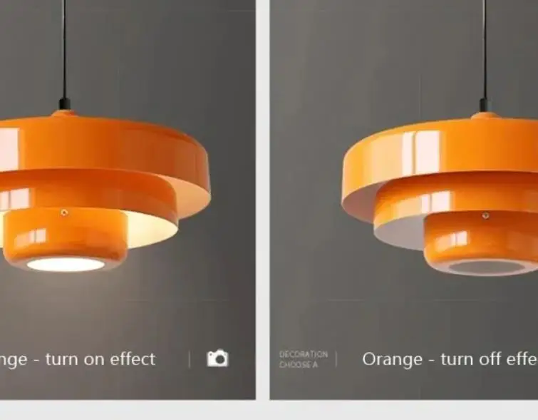

Nordic LED Pendant Light Carbon Steel Aluminum White Dark Green Orange Illuminations For Restaurant Living Rooms Fixture