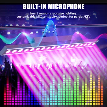 Somspot 1/2個裝 120W RGBW LED 效果洗牆燈 舞台派對音樂會劇院現場表演酒吧俱樂部用運行燈 10 最佳銷售 LED秀 - №4