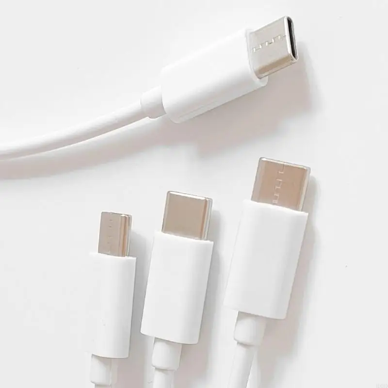

2025 New USB C Multi Charging Cable USB C Multi Cable 3 in 1 Charging Cord Adapter with Type C Connector Cable for Phone
