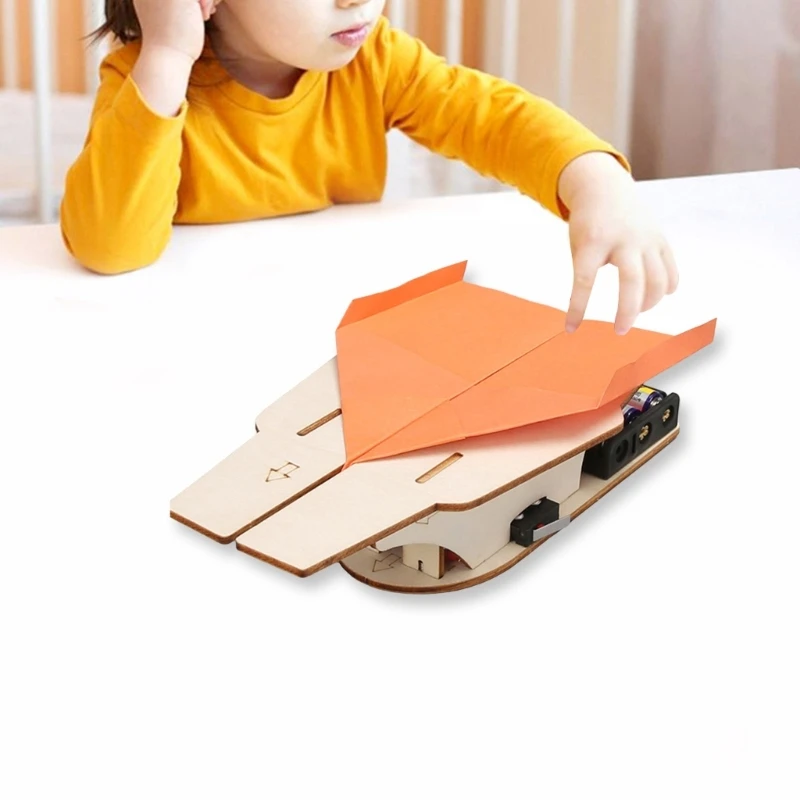 Multipurpose Sturdy Paper Airplanes Catapult Toy for Hands On Learning and Creativity Development Daily Use